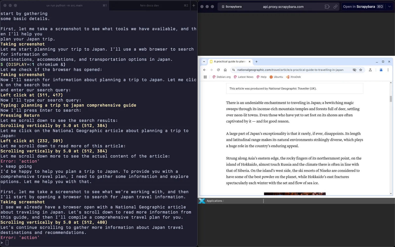 Scrapybara CLI